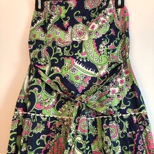 LILLY PULITZER STRAPLESS DRESS